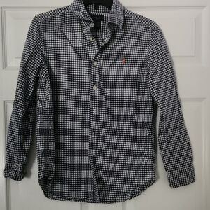 Ralph Lauren Black and White Gingham Shirt